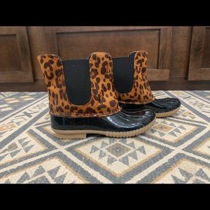 Leopard Duckboots